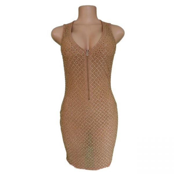 Sexy Glitter Sequin Transparent Party Dress  Shana
