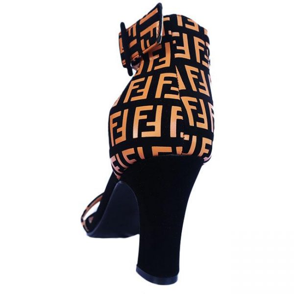 Fendi High Heel Ankle Strap Pumps - Image 3
