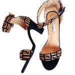 Fendi High Heel Ankle Strap Pumps