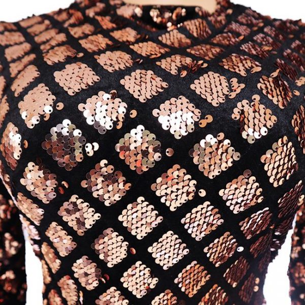 Sparkly Sequin Party Clubwear Romper Jumpsuit - Image 4