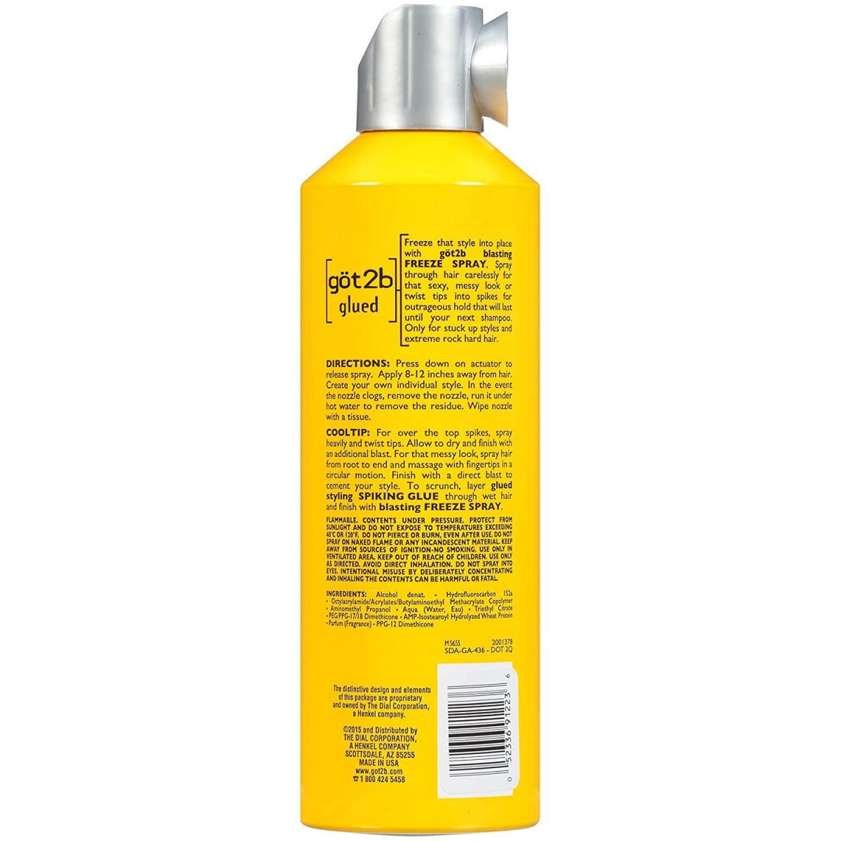 Got2b Glued Blasting Freeze Hairspray - Image 2
