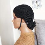 Short Back cornrows Braided Wig BGN006