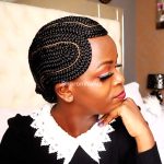 Short Back cornrows Braided Wig BCA011
