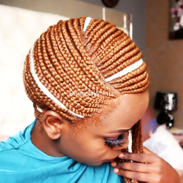 Side Style Braided Wig BNB008 - Image 4