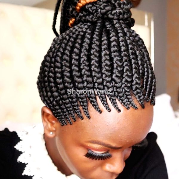 Short Ponytail Braided Wig BGN012 - Image 3