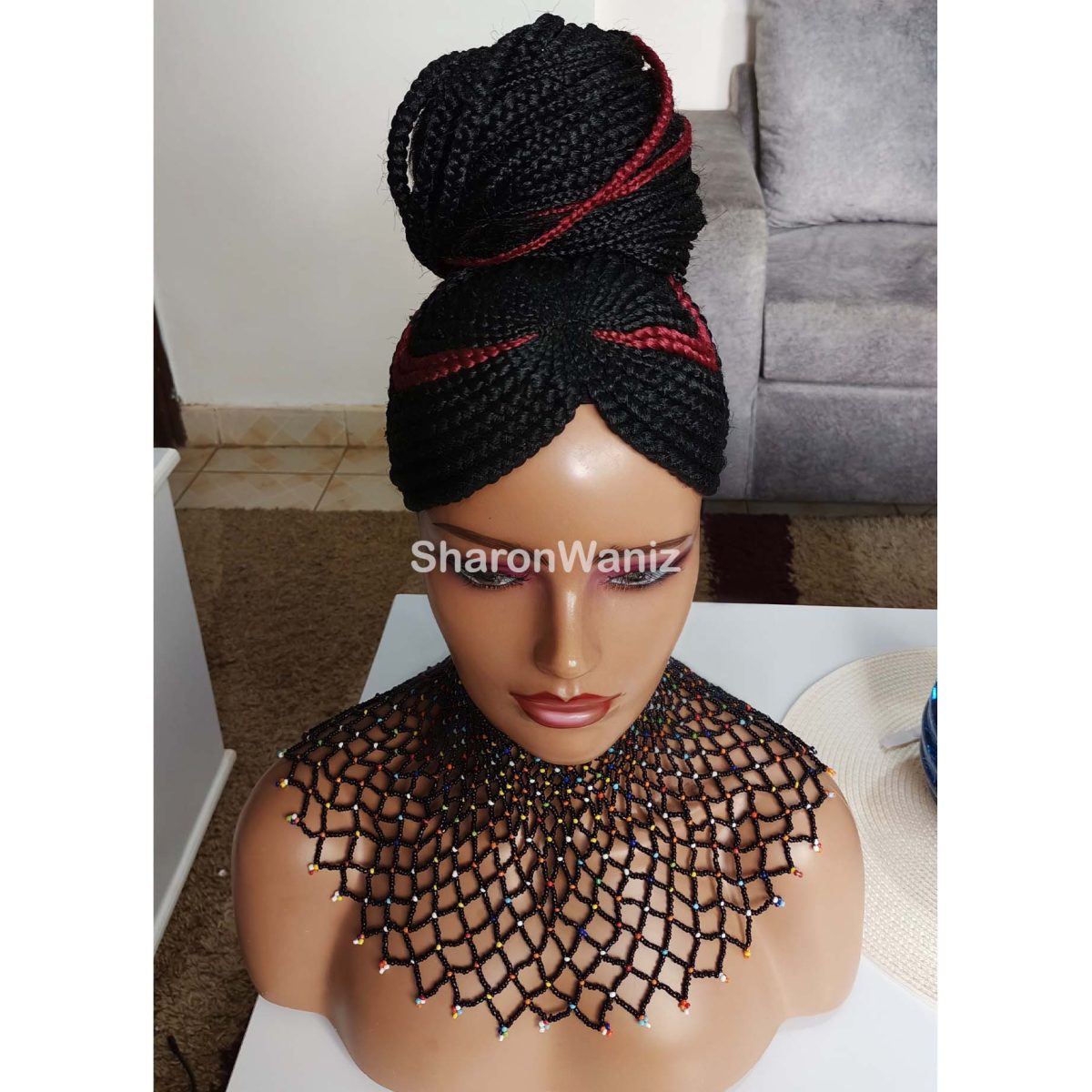 Long Ponytail Braided Wig BCA013 - Image 3
