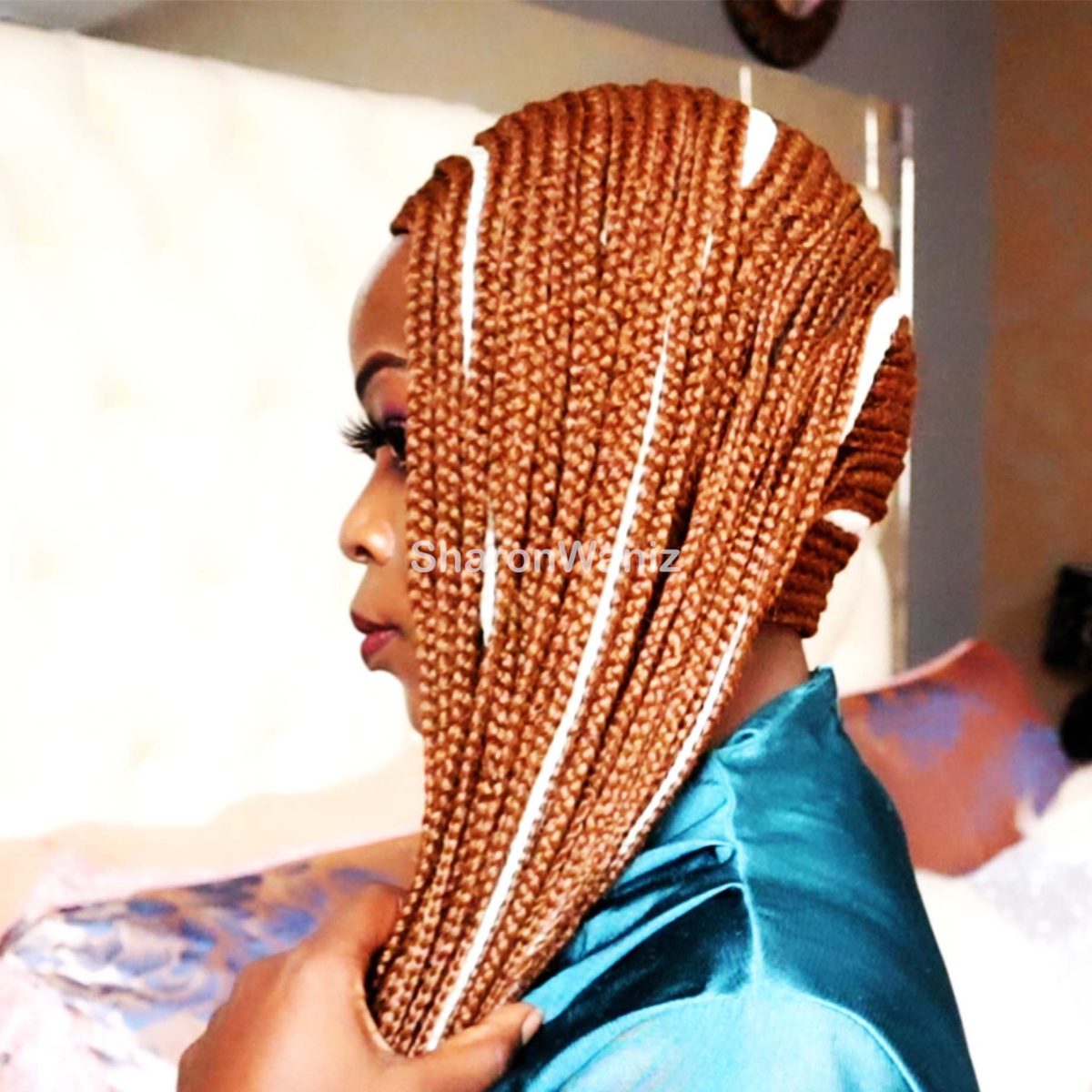 Side Style Braided Wig BNB008 - Image 3