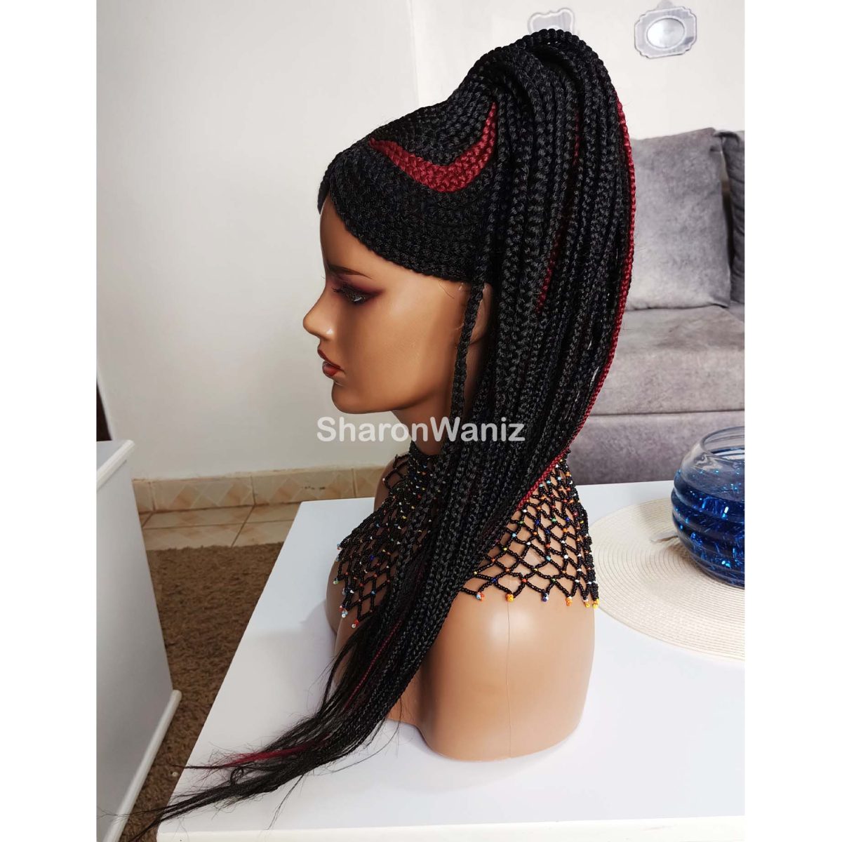 Long Ponytail Braided Wig BCA001 - Image 3