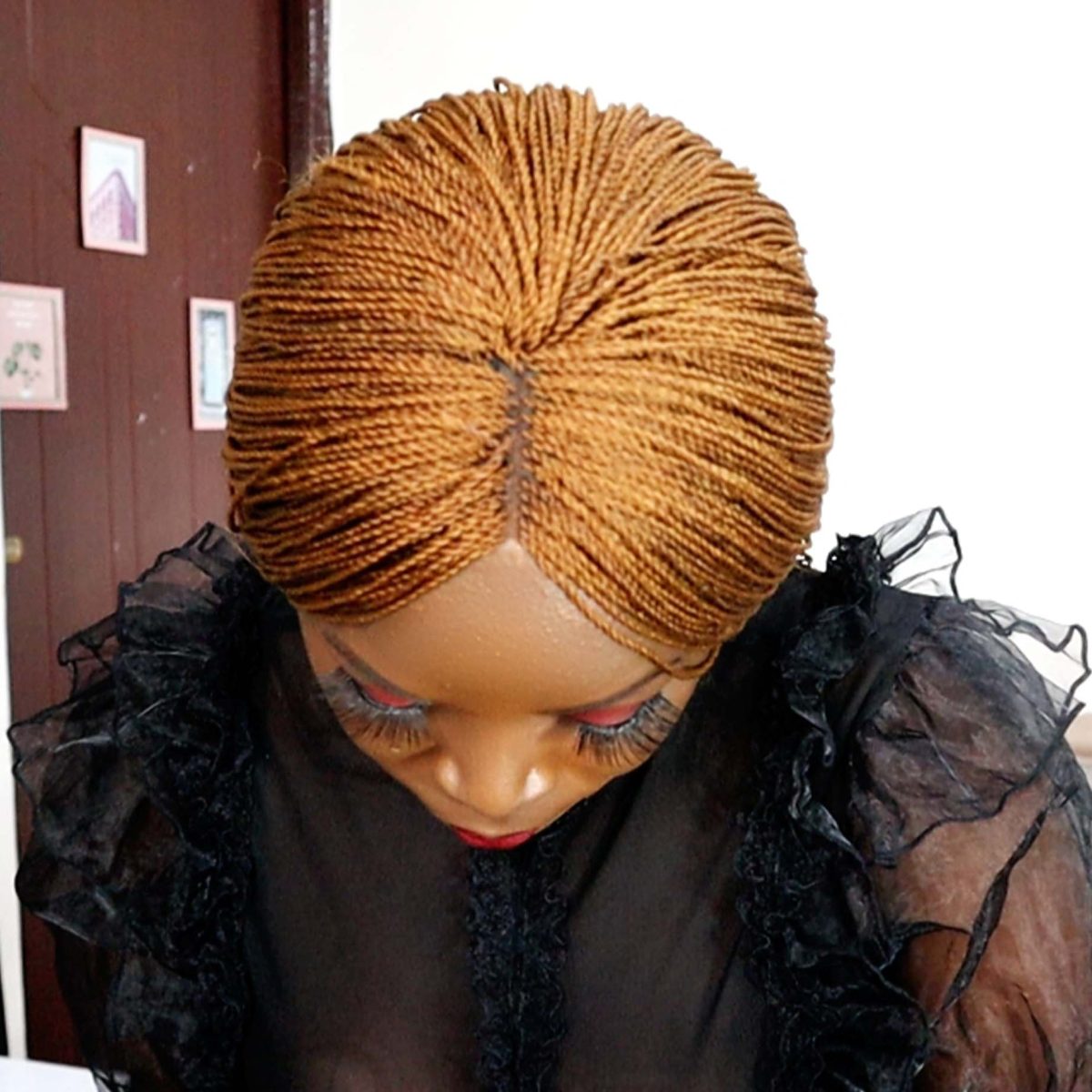 Back Length Twist Wig TGR004 - Image 3
