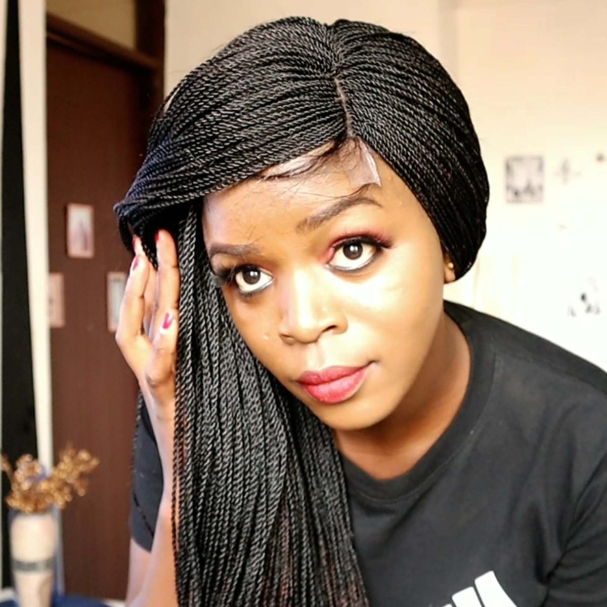 Extra Long Waist Length Twist Wig TGR005 - Image 3