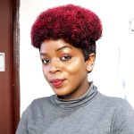 Short Afro Up Cornrows Braided Wig CCA011