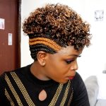 Short Afro Side cornrows Braided Wig CCA018