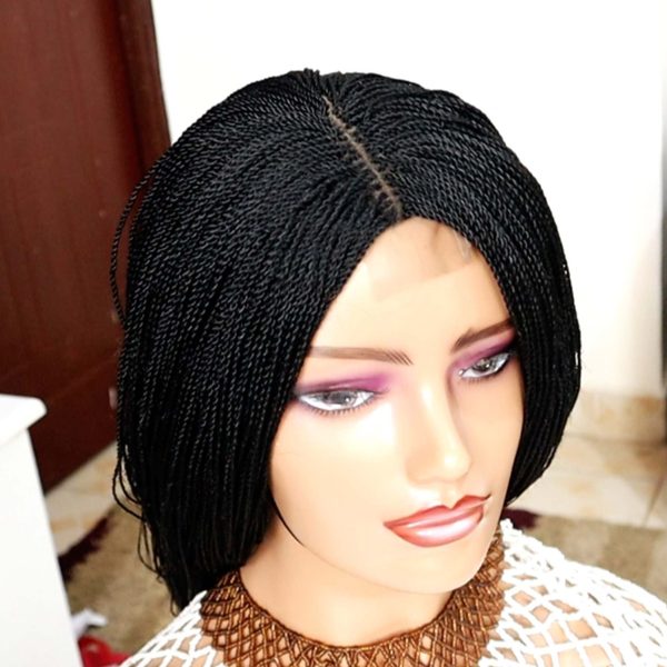 Short Shoulder Length Twist Wig TGR002 - Image 3
