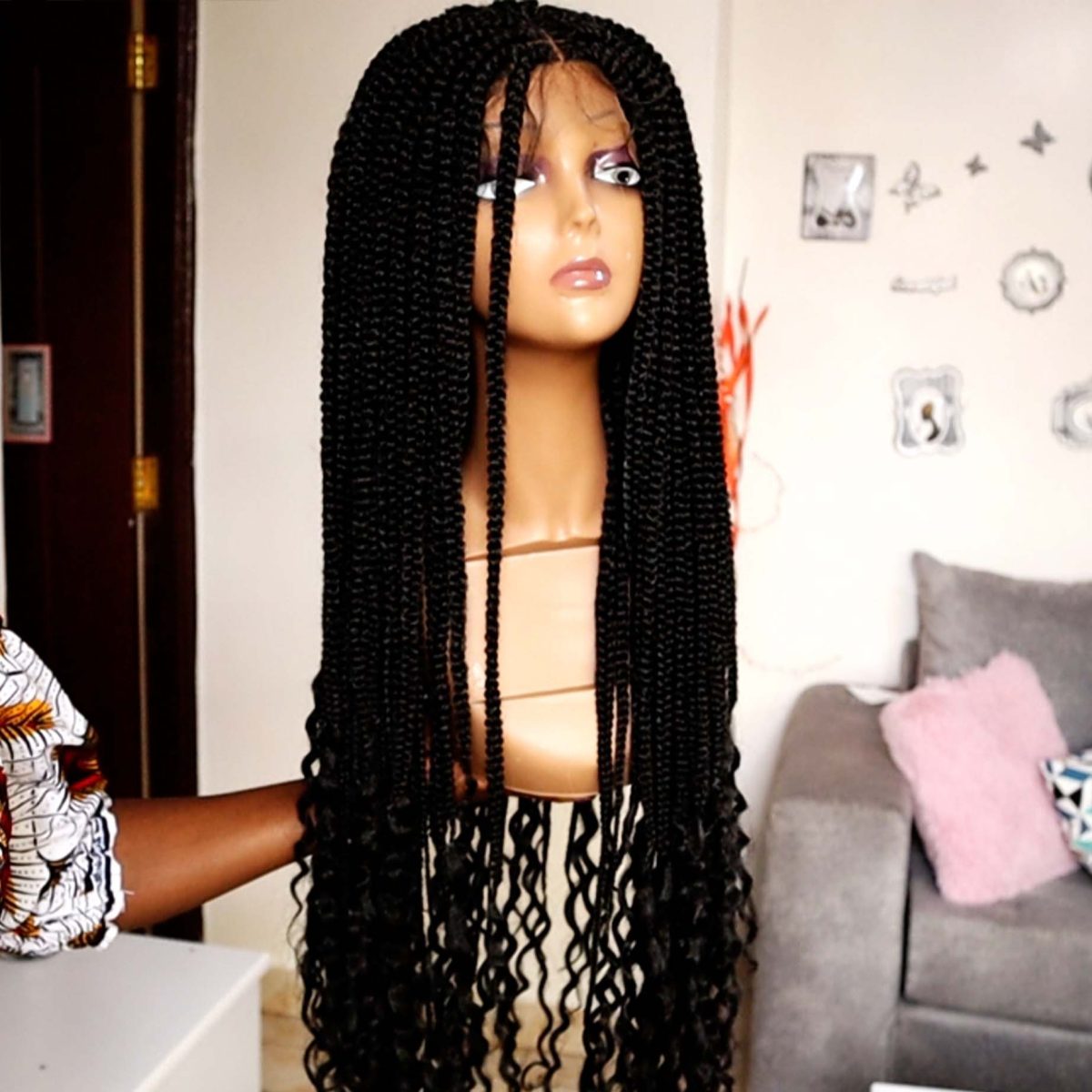 Extra Long Individual Braided Wig BGR030 - Image 2