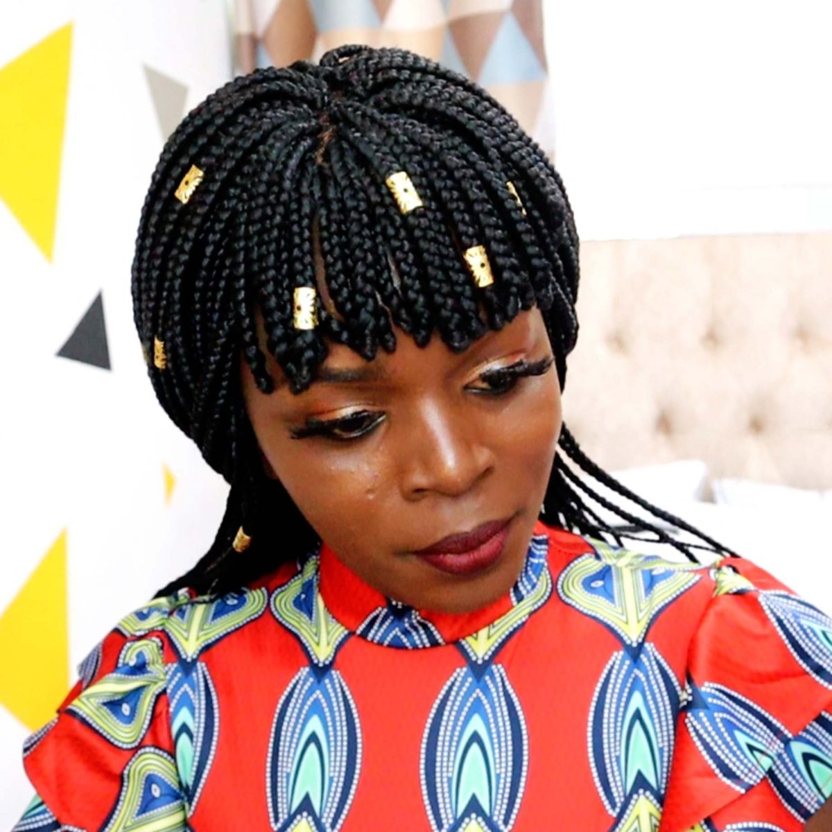 Fringe Individual Braided Wig BJM031 - Image 2