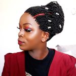 Short Side bun Braided Wig BRC033