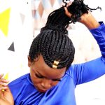 Fringe Short Ponytail Braided Wig BGN034