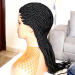 Back cornrows Braided Wig BCA036