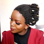 Short Side bun Braided Wig BRC046
