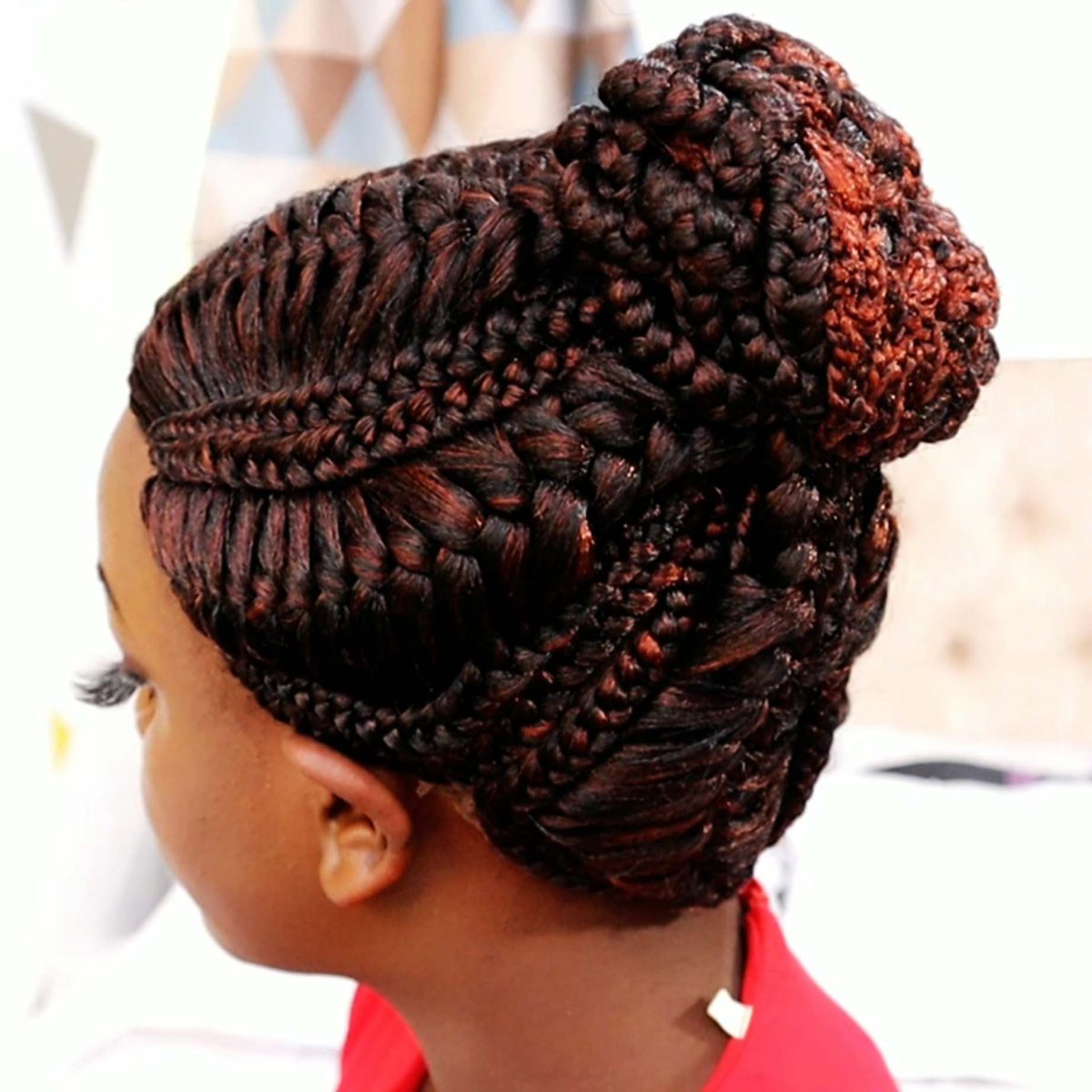 Ethiopian Lines Braided Wig BGN020 - Image 2