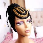 Short Fringe Ponytail Braided Wig BGN029