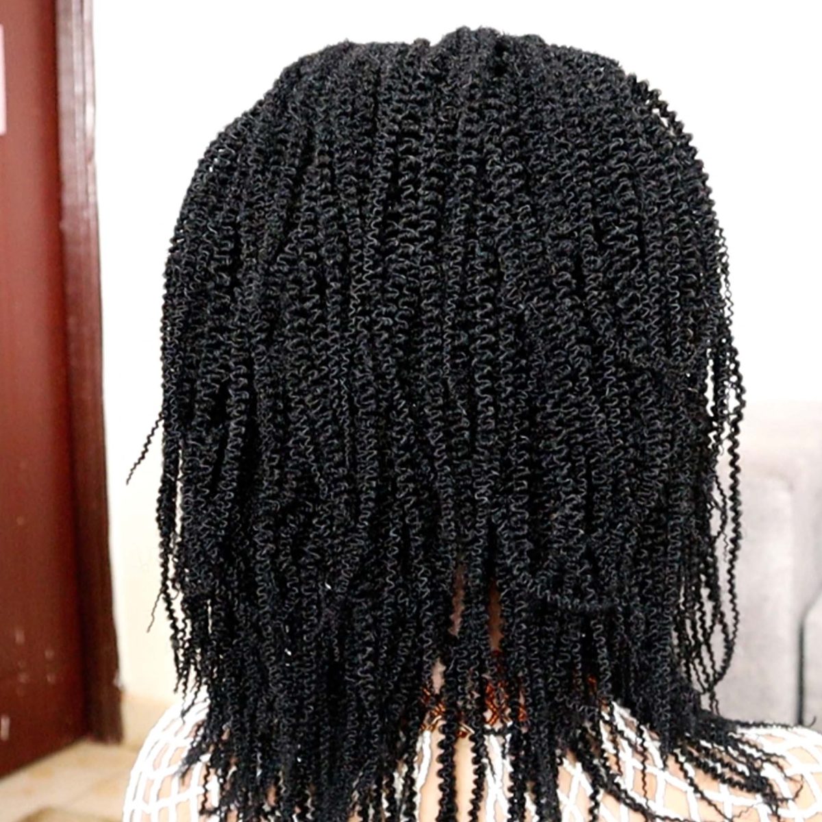 Back cornrows Twisted Braided Wig BRC039 - Image 3