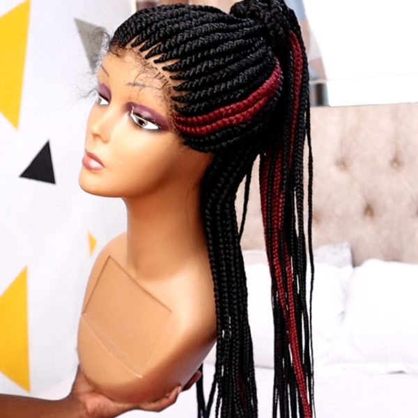 Long Ponytail Braided Wig BGN044 - Image 3