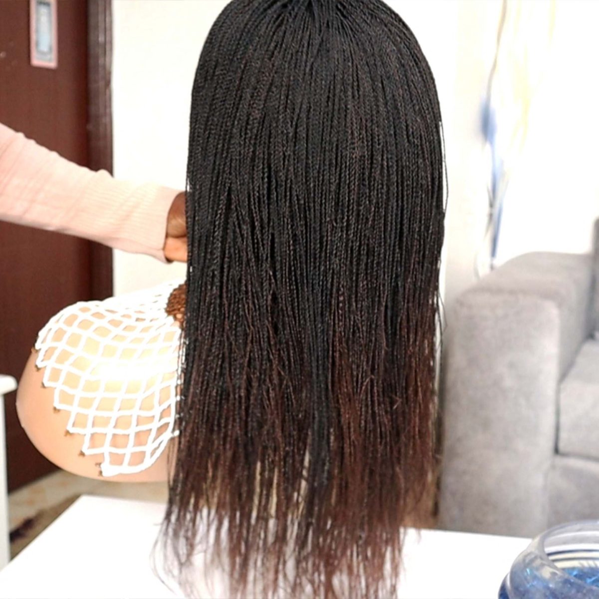 Back Length Twist Wig TGR017 - Image 3