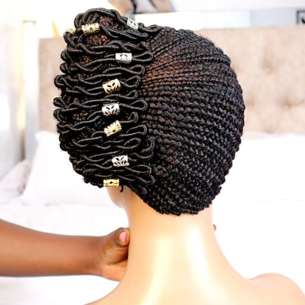 Short Side bun Braided Wig BRC046 - Image 3