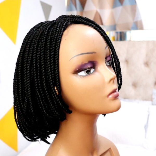 Short Individual Braided Wig BJM041 - Image 3