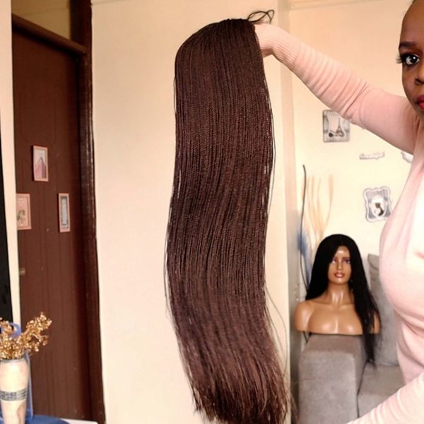 Extra Long Waist Length Twist Wig TGR008 - Image 4