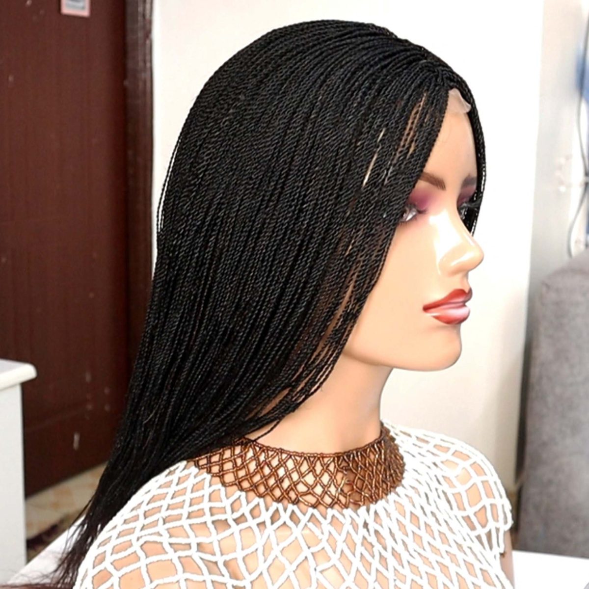 Extra Long Waist Length Twist Wig TGR011 - Image 2