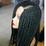 Lace Closure Box Braids Wig