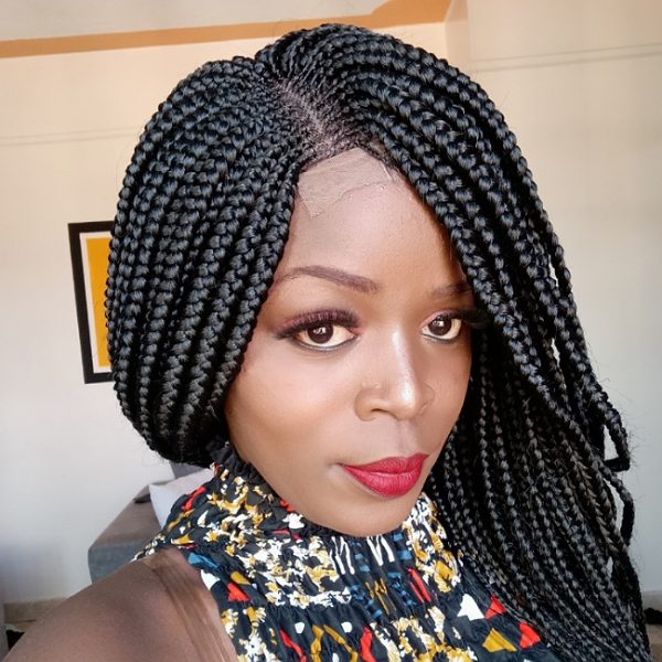 Lace Closure Box Braids Wig - Image 6