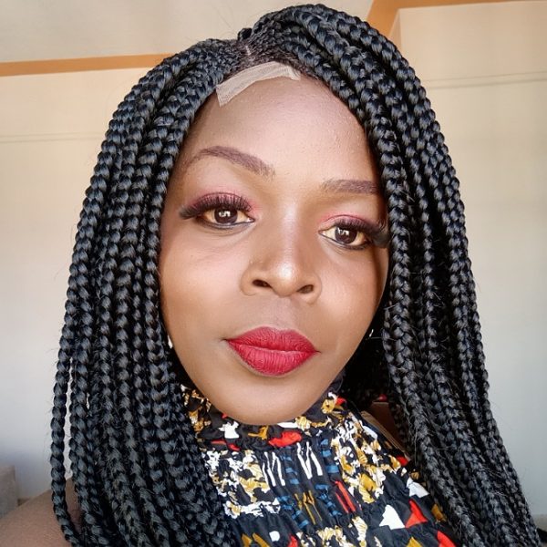 Lace Closure Box Braids Wig - Image 4