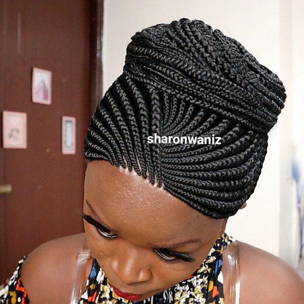 Ponytail Bun  Braided Wig - Image 3