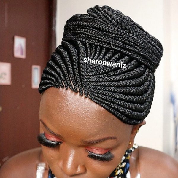 Ponytail Bun  Braided Wig - Image 6