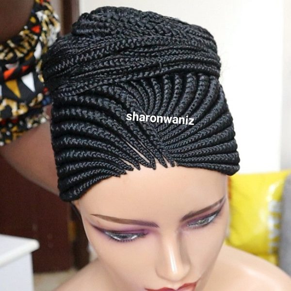 Ponytail Bun  Braided Wig - Image 4