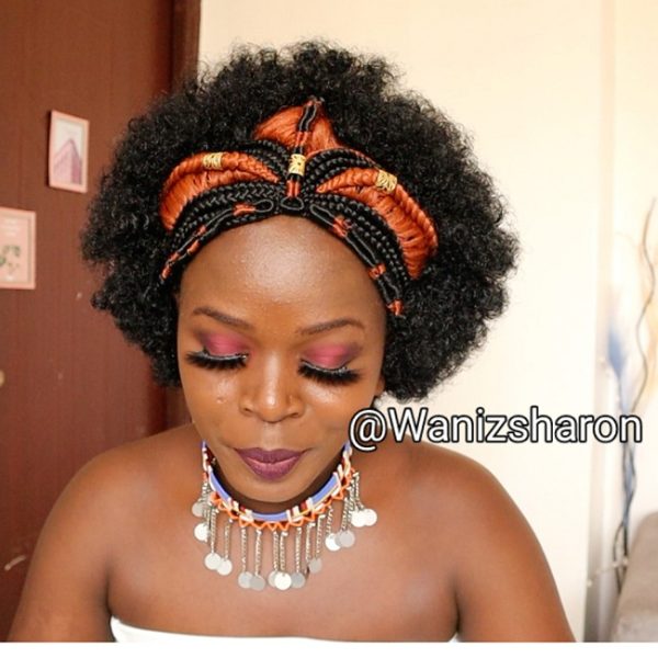 Ethiopian Braided Afro Wig - Image 3