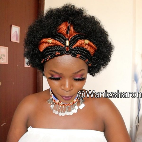 Ethiopian Braided Afro Wig - Image 5