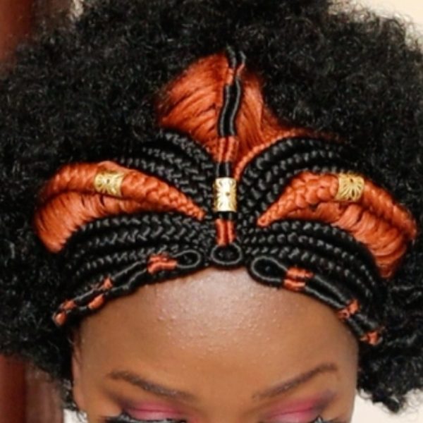 Ethiopian Braided Afro Wig - Image 4