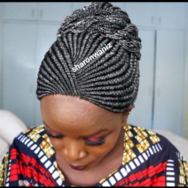 Ponytail Bun  Braided Wig - Image 9