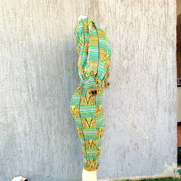 Bodycon Ankara Casual Dress ANKD008 - Image 4
