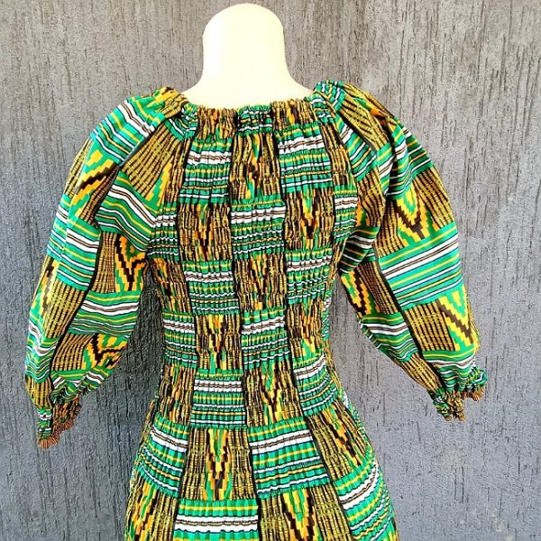 Bodycon Ankara Casual Dress ANKD008 - Image 3