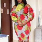 Floral Casual Ankara  Bodycon Dress