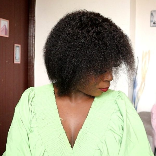 Natural looking  Afro wig - Image 6