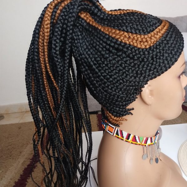 Long Ponytail Braided Wig BCA018 - Image 2