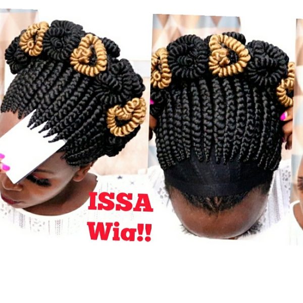 Top Coil Color 27 braided wig - Image 3