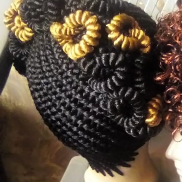Top Coil Color 27 braided wig - Image 5