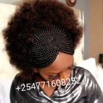 Back Afro Front Braided U-Wig CCA022